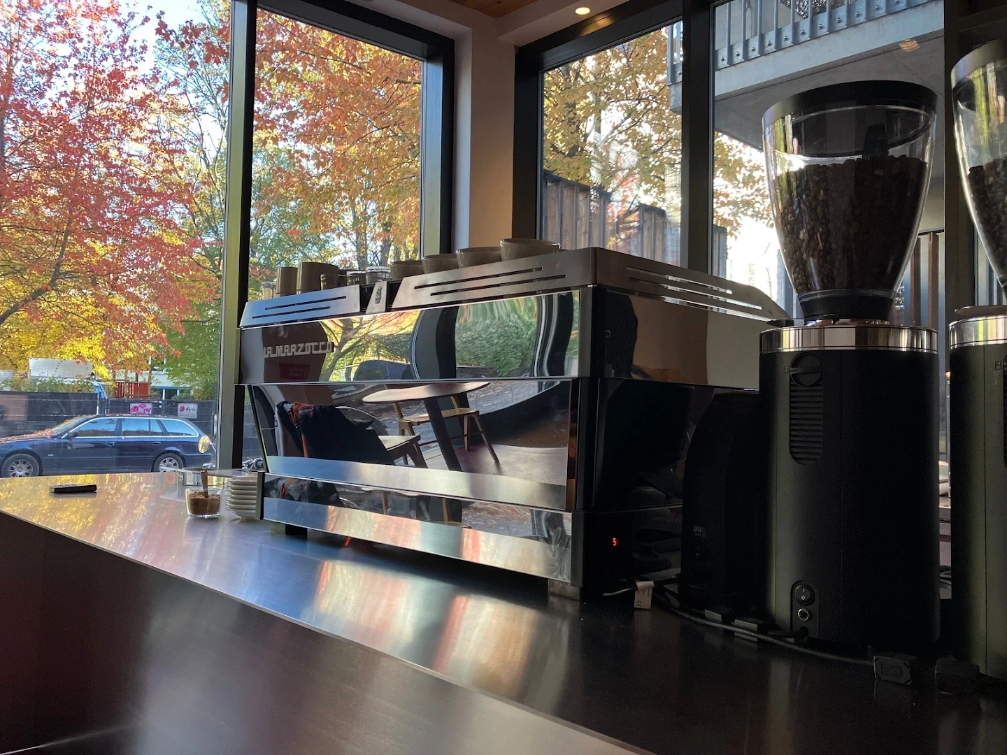 Open House — Sunlit café interior